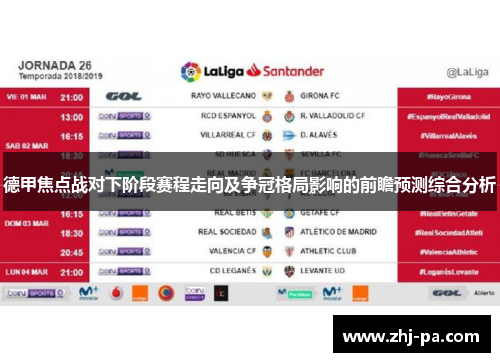 德甲焦点战对下阶段赛程走向及争冠格局影响的前瞻预测综合分析